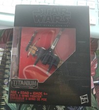 Star Wars Poe   s X Wing Fighter 12 Black Series Titanium Series 2015 Hasbro NEW