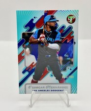 2025 Topps Pristine TEOSCAR HERNÁNDEZ Aqua Refractor ALL STAR #290 Dodgers /199