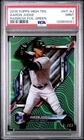 2018 Aaron Judge PSA 9 TOPPS HIGH TEK RAINBOW FOIL-GREEN NEW YORK YANKEES /99