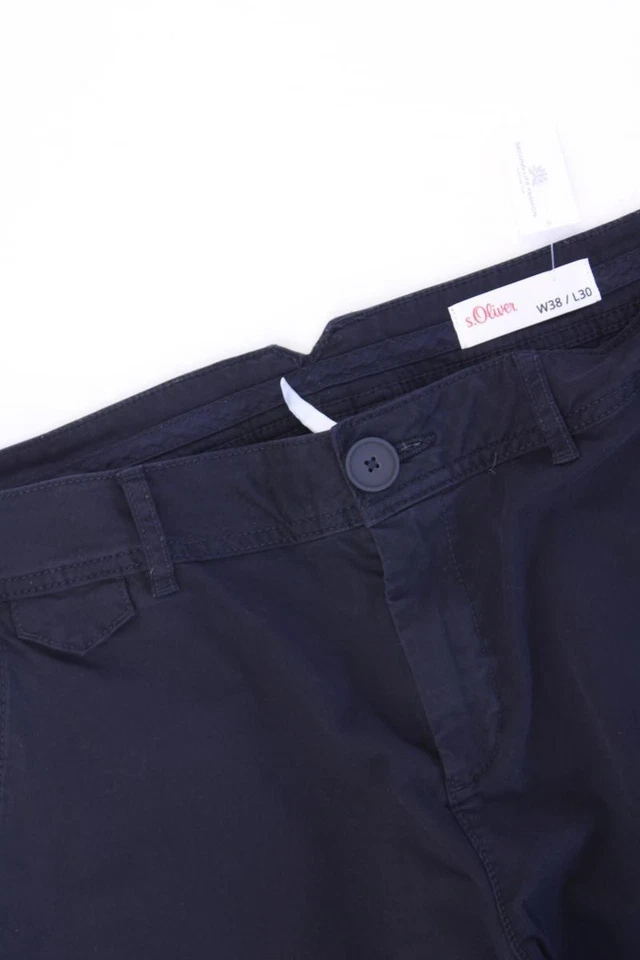 ⭐ s.Oliver pantalones para damas talla 38/L30, M, 38 azul algodón ⭐ - Imagen 2 de 4