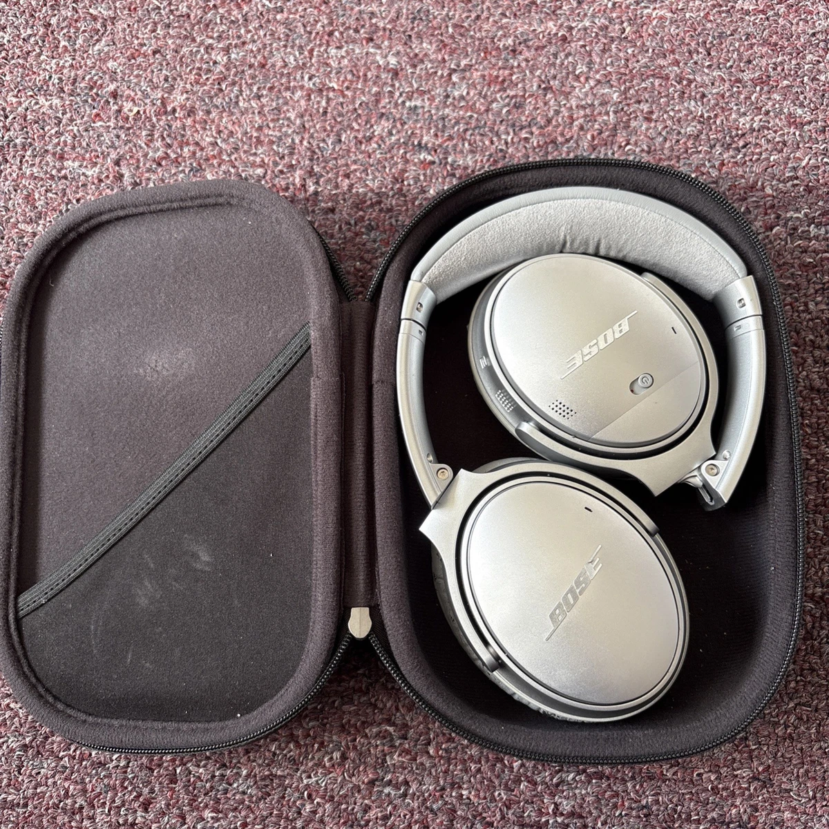 Silver Bose QuietComfort 35 Headphones for sale | eBay