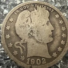1902  25C Barber Quarter