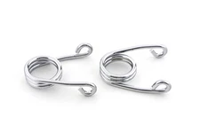 Chrome 2 inch Hair Seat Spring Set fits Harley Davidson