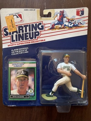 1989 MARK MCGWIRE Oakland Athletics A's Bash Brother Starting Lineup