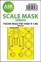 Art Scale Kit 200-M48333 - 1:48 Fw 190D One-Sided Express Fit Mask For Miniart -
