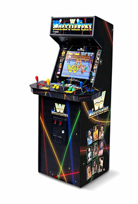 4 Player WWE Supreme Series Premium Arcade Cabinet, 5 Games Included