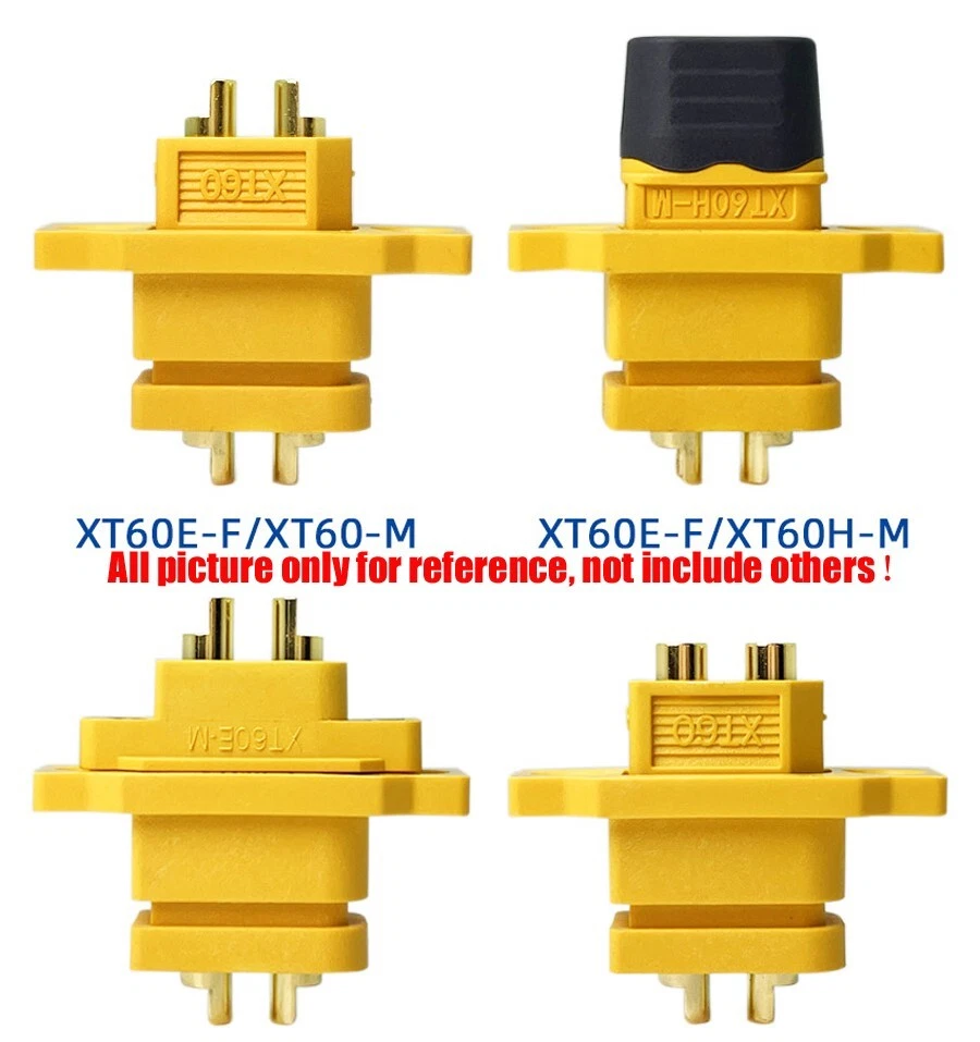 10 pcs Genuine Amass XT60E-F XT60 Female Gold-Plated Plug Connector for RC Drone - Image 4 of 4