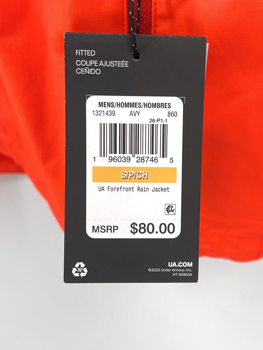 Men's ua forefront store rain jacket