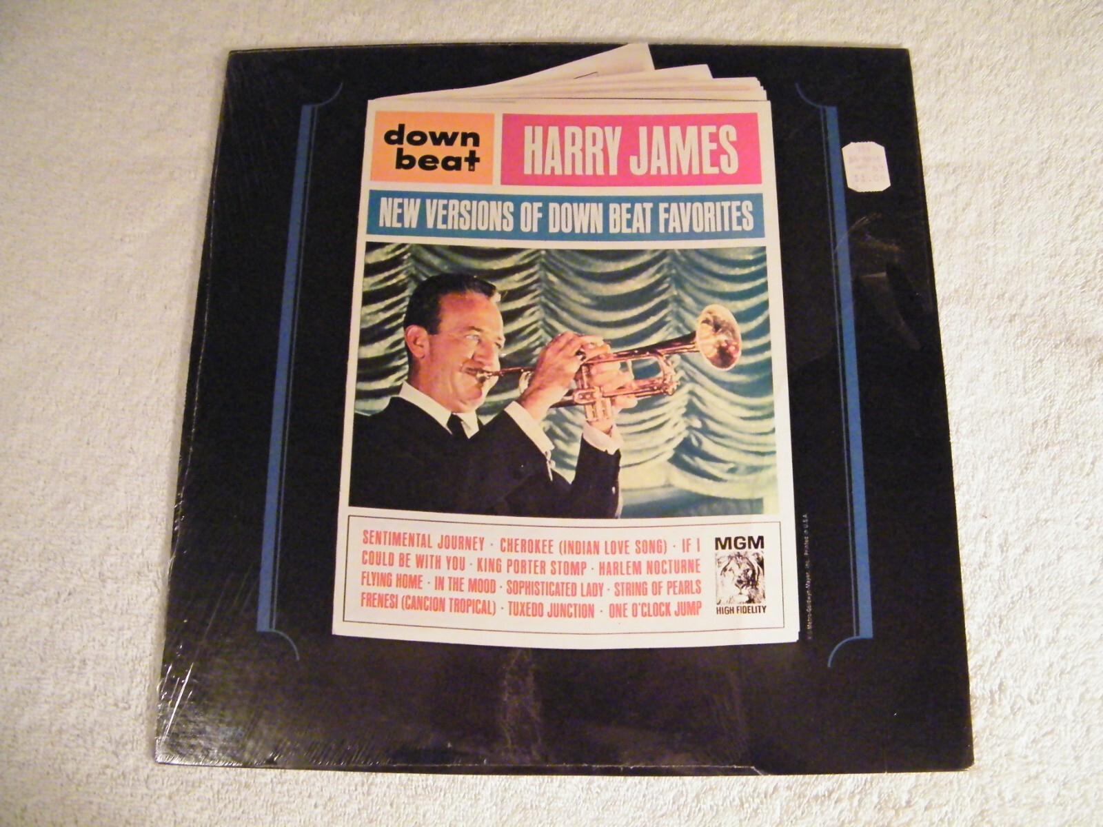 HARRY JAMES - New Versions of Down Beat Favorites - LP MGM Mono - 1964 Jazz