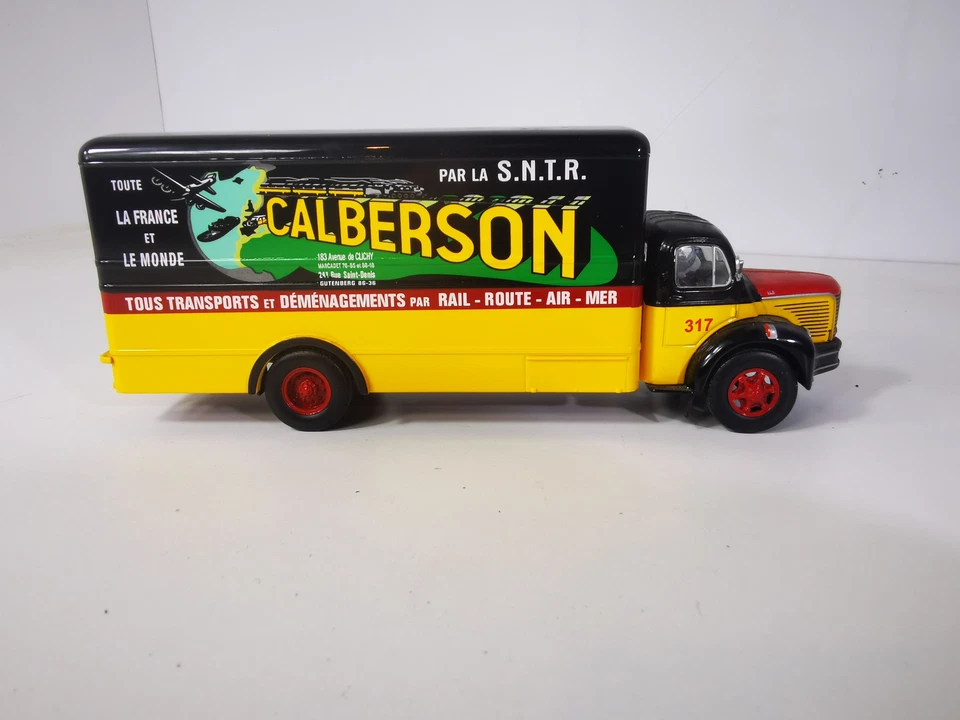 Camion miniature Berliet GLR 1955 Calberson 1/43 IXO Altaya Déménagement - Photo 3/4