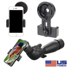Cell Phone Adapter Mount Binocular Monocular Spotting Scope Telescope Universal