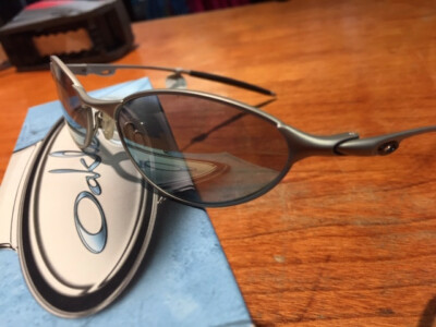 Oakley Teaspoon Silver Emerald Slate 05-784 Wire RARE BRAND NEW W