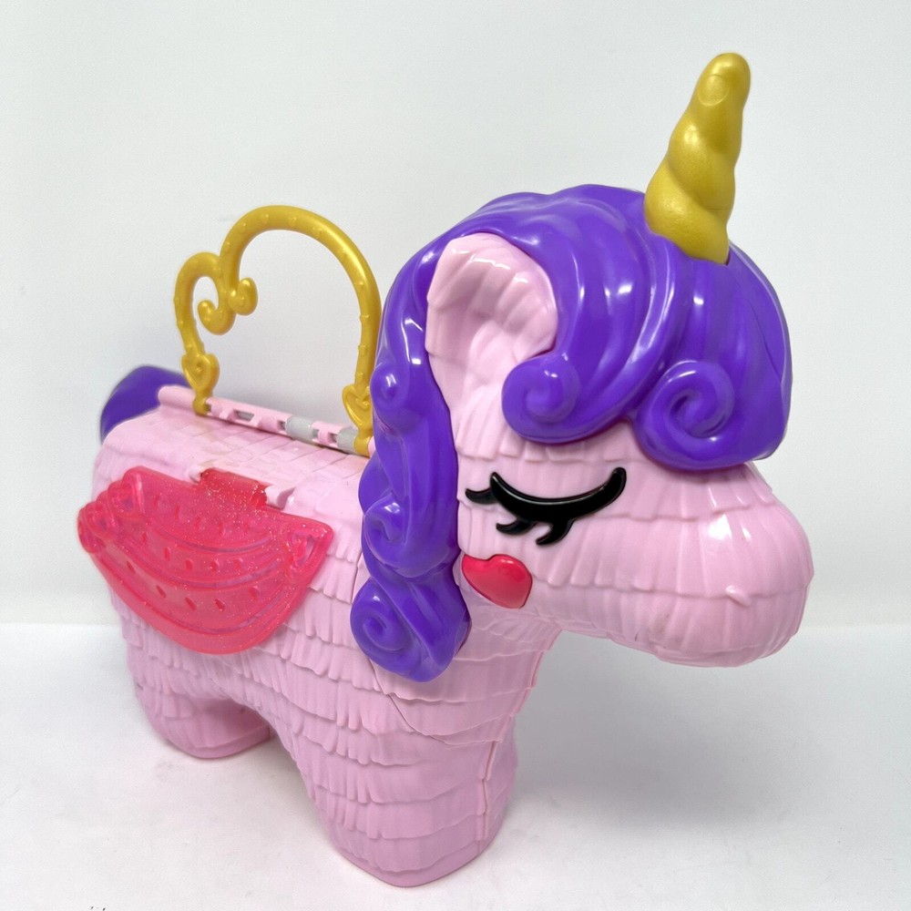 Mattel Polly Pocket Piñata Unicorn Party Playset Pretend Play GKL24 Kid Toy