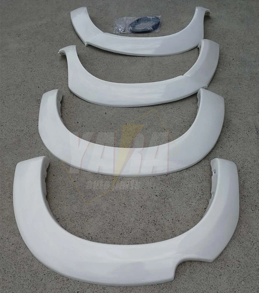 White Fender Flares Wheel Arch Suits for Hilux SR5 SR 2005-2011 6 Inch 6pcs - image 2 of 4