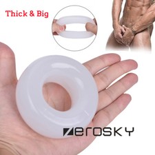 Reusable Thick Penis-Stretcher-Sleeve-Girth-Enhancer-Penis-Extender-Ring for Men