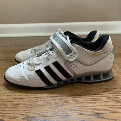 Size 12 - Adidas adiPower Weightlifting Shoes Core White for sale
