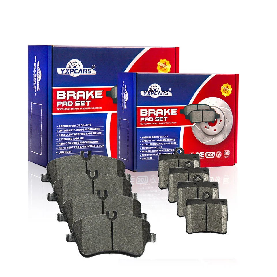 Juego de pastillas de freno delanteras y traseras de cerámica para Mercedes-Benz C230 C240 SLK280 SLK300 Foto 2 de 4