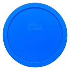 Pyrex 7402-PC 6/7-Cup Marble Blue Lid