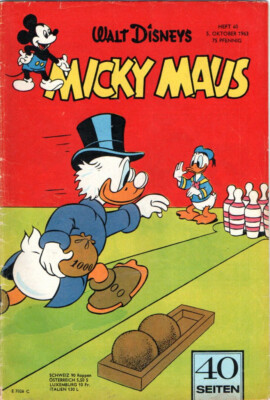 Micky Maus Heft 1963 nr 40   MMK Zeitung + gutschein ab 5 auktionen portofrei