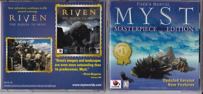 Vintage Myst Masterpiece Edition: User's Manual (PC, 1999, The Learning Company)