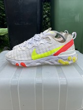nike react element 55 white crimson volt