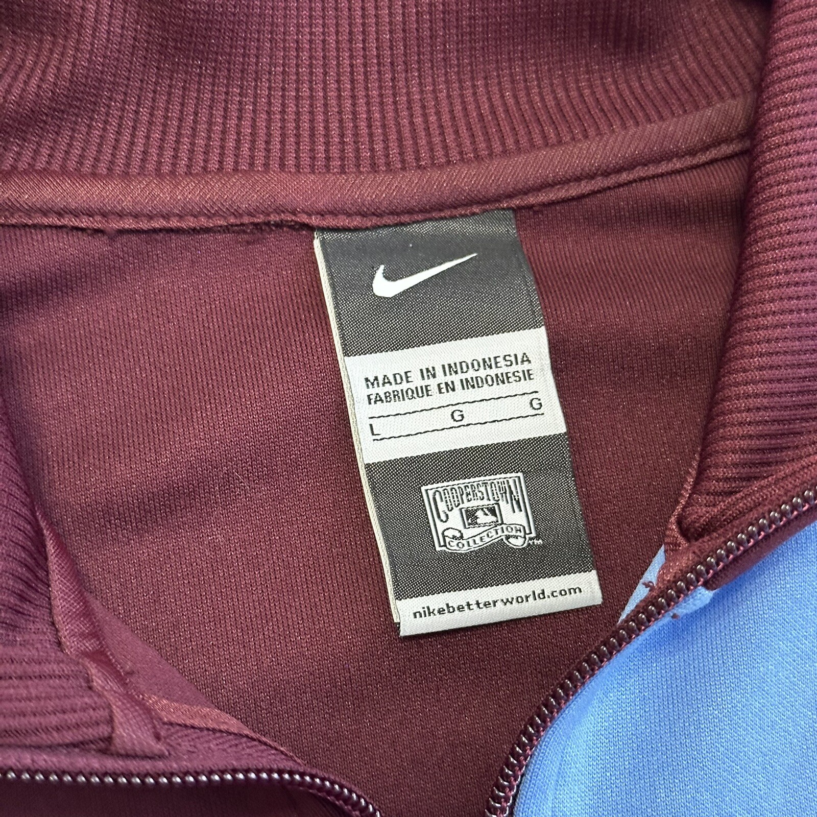 SACAI X NIKE Nike Dri Fit MLB Philadelphia Phillies Retro Cooperstown Zip Track Jacket Uomo L