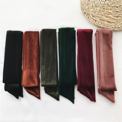 Lady Fit Velvet Tie Waist Belt Sash Strap Girdle Waistband for Dress Jacket Belt