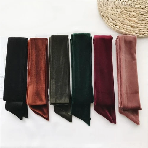 Lady Fit Velvet Tie Waist Belt Sash Strap Girdle Waistband for Dress Jacket Belt
