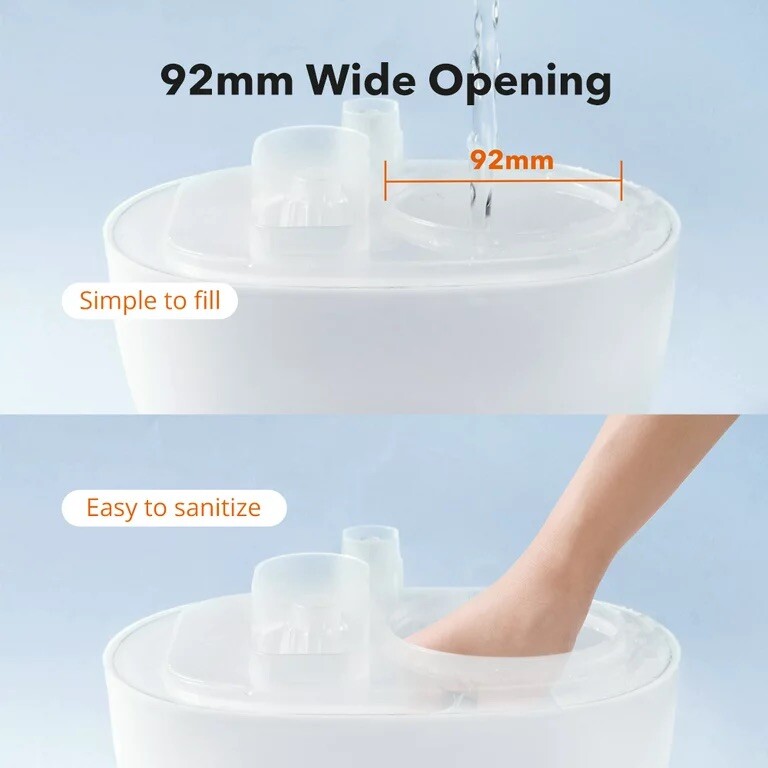 TaoTronics Humidifier, 2.5L Ultrasonic Cool Mist Humidifier