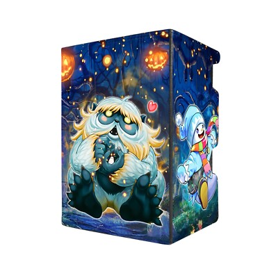 Ghostrick Monsters Deck Box - Holds 100 Double Sleeved Cards & Dice Tray  -Yugioh | eBay