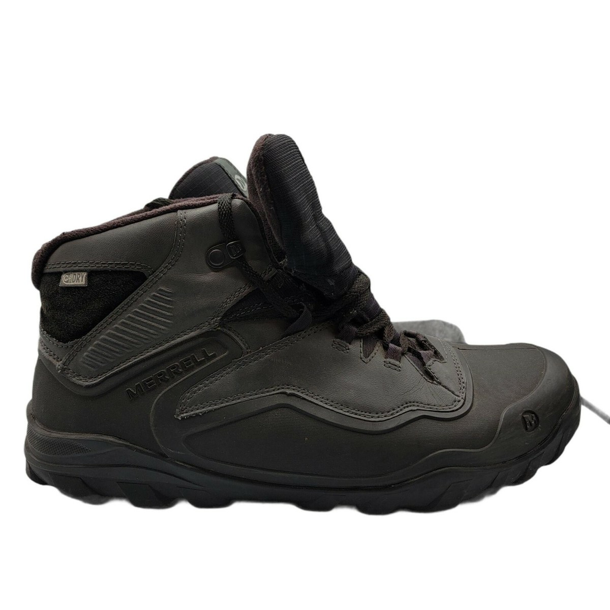 Merrell Overlook 6 Ice+ Waterproof Vibram Black Mens 11 Outdoor Shoes J36941 Merrell Overlook 6 Ice+ Waterproof Boot - Men main image 2