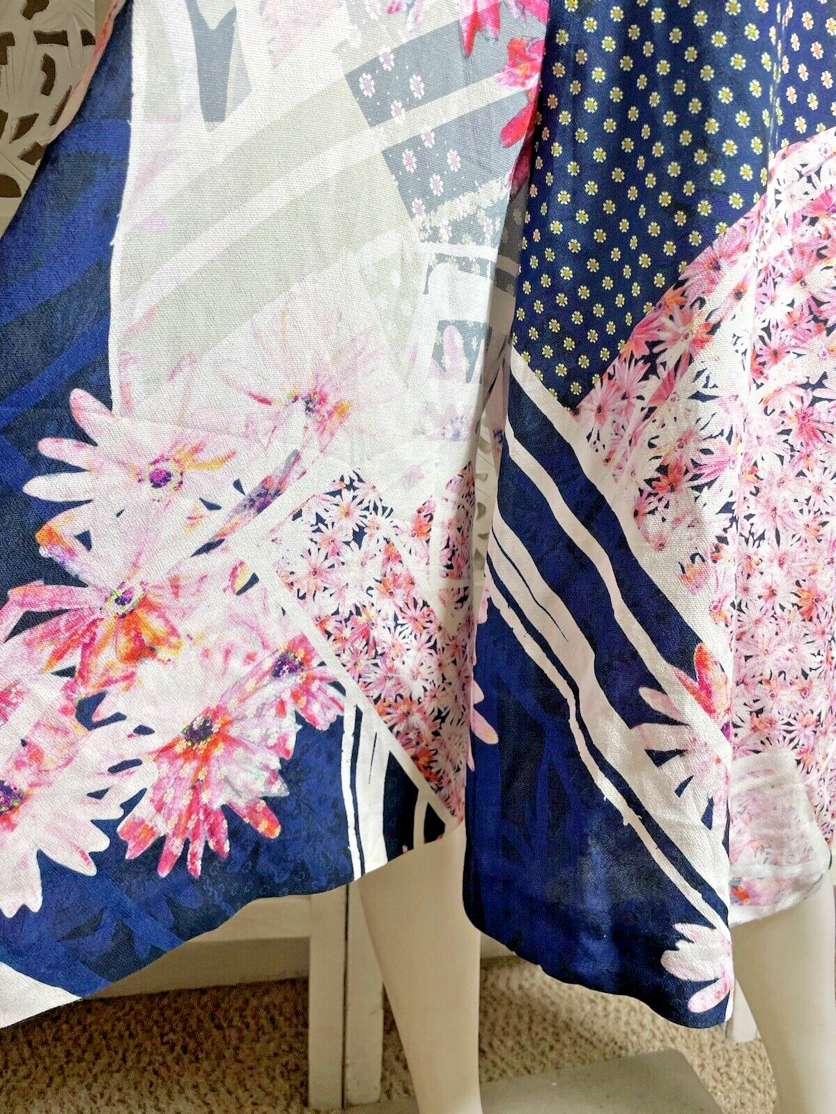 French Connection Women's Patchwork Sleeveless Wi… - image 7