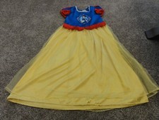 GIRLS SNOW WHITE PRINCESS DISNEY STORE COSTUME DRESS SIZE 7/8