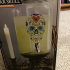 Boston Warehouse Sugar Skull Day of the Dead Gass Beverage Dispenser Halloween — photo 4