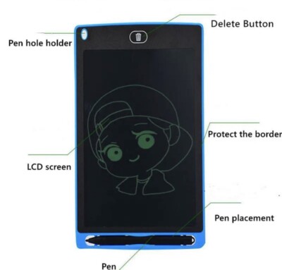 Children LCD E-Writing Drawing Board Tablet Educational Learning Painting Kids