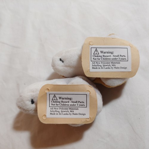 Schylling piccoli conigli ripieni, 1 grigio/bianco, 1 marrone/bianco - Foto 3 di 4