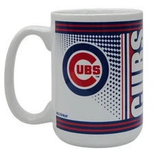 Boelter Brands Large MLB Hero Sublimated Mug, 15oz (Chicago Cubs)