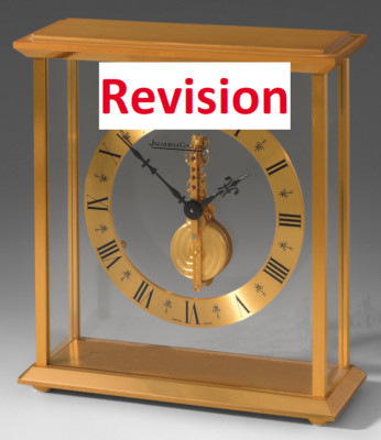 Stabuhr Jaeger-LeCoultre 8-Tage Tischuhr Cal. 210/250-Revision/Generalüberholung