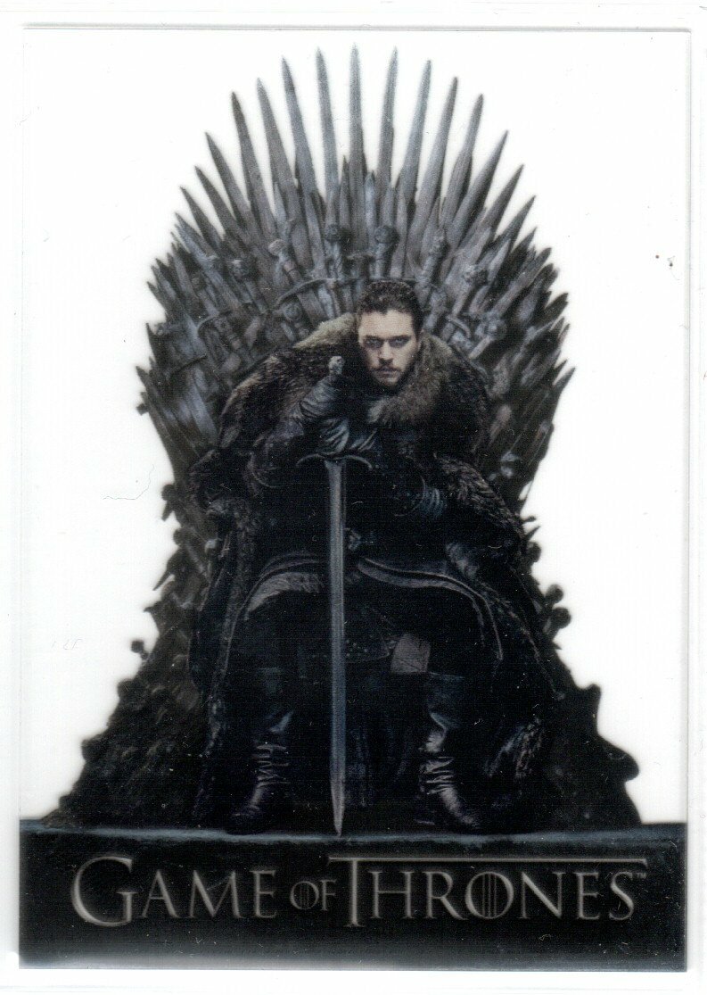 GAME OF THRONES SEASON 8 ACETATE INSERT TRADING CARD T3 JON SNOW