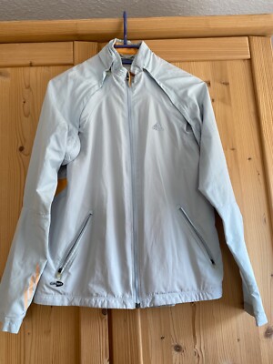 Adidas Jogging Jacke leicht hellgrau 40 Ärmel abnehmbar