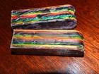Rainbow Pride Candy Stripe Long Body Twist Pen with Gold & Chrome Finish, Bl Ink — photo 7
