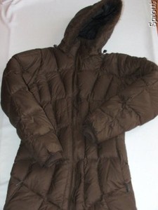 Mountain Hardwear Down Jacket Coat Brown Women S Small Long Euc Hood Ebay