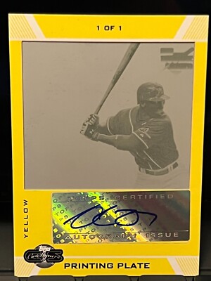 2007 Topps Co-Signers Yellow - Delmon Young #96 Autograph 1/1 ***RARE***(AU)