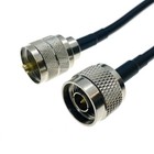UHF Male PL-259 PL259 Plug to N male pigtail coaxial RG58 Connector cable Lot