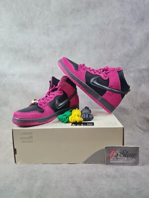 Nike SB Dunk High QS Active Pink/Black Gr.42,5