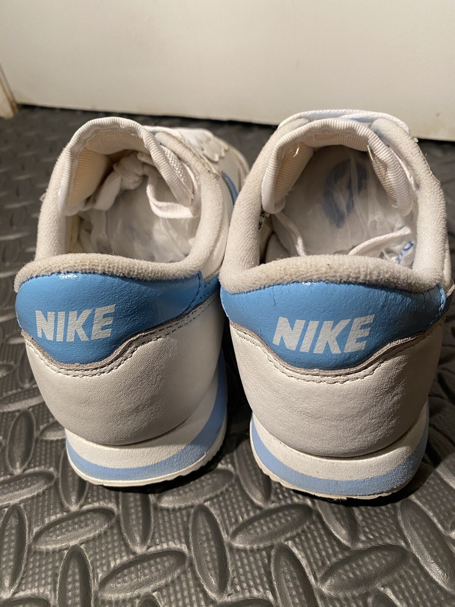 NEW Vintage 2003 Nike Metro Plus White/Blue size 6 Mens