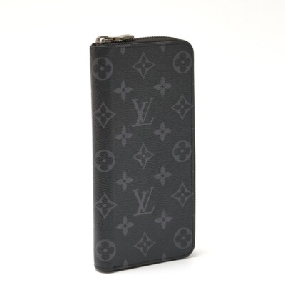 Louis Vuitton マネークリップ　レザー　ブラック Louis Vuitton Zippy Wallet Vertical M62295 Long Monogram