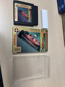 Super Sprint NES (Nintendo NES, 1989) TENGEN Box, Game Cart & Styrofoam IN HAND!