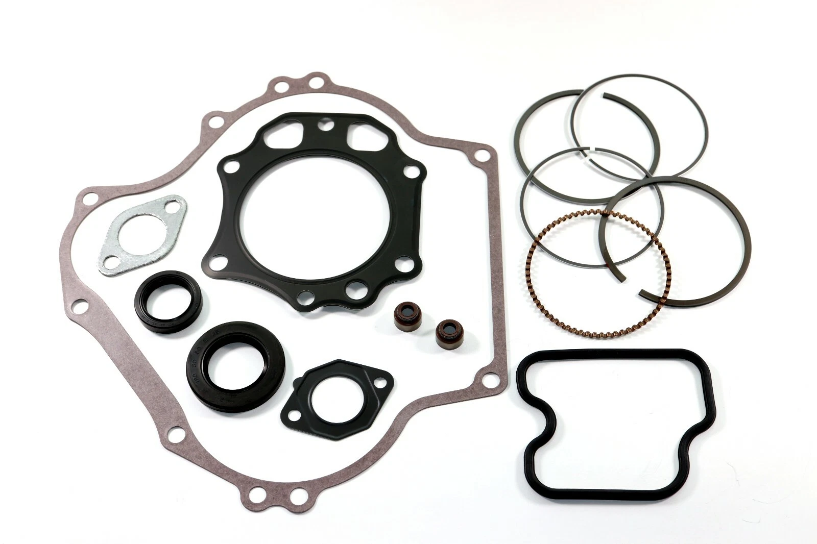 KAWASAKI MULE 500 / 520 / 550 (KAF300) ENGINE REBUILD GASKET KIT WITH .5MM OVERSIZE PISTON RINGS & SEALS