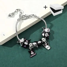 Kuromi Charm Bracelet with Gift Box